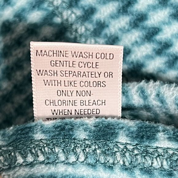 Studio Works Sport Vest Women's M Reversible Full Zip Houndstooth Plaid Blue - Picture 8 of 17